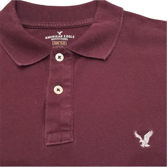 American Eagle Outfitters Core Flex Mens Collared Shirt - Picture 2 of 6